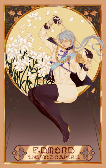 Edmond, the vice captain- Dressed to the Nines zine