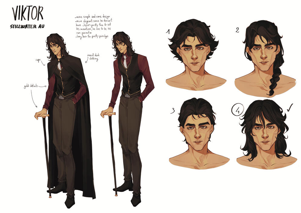 Stillwater Viktor - jayvik AU - arcane fancomic